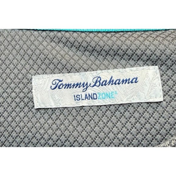 Tommy Bahama Island Zone Polo Shirt Men’s 2XLB Gray Performance Golf Coolmax - Picture 3 of 9